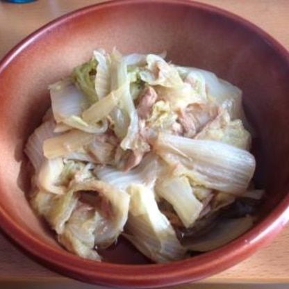 とっても美味しくて白菜をモリモリ食べれました！また作りますo(^▽^)o